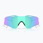Oakley Cybr Zero polished white/prism sapphire sunglasses