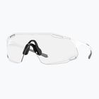 Oakley Cybr Dyno matte white/clear to black iridium photochromic sunglasses