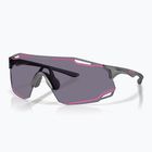 Sunglasses Oakley Cybr Dyno matte grey smoke/prizm grey with pink ink