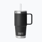 Thermal mug YETI Rambler Straw 739 ml black