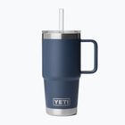 Thermal mug YETI Rambler Straw 739 ml navy