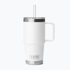 Thermal mug YETI Rambler Straw 739 ml white