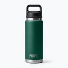 Thermos bottle YETI Rambler Chug 760 ml black forest green