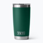 Thermal mug YETI Rambler Tumbler 591 ml black forest green