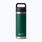 Thermos bottle YETI Rambler Chug 532 ml black forest green