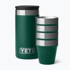 Travell glasses YETI Shot 48 ml 4 pcs. black forest green