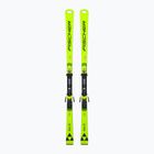 Fischer downhill skis RC4 WC CT M/O + RC4 Z13 FF yellow A06822 T00621