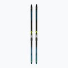 Cross-country skis Fischer Fibre Crown EF Mounted black/blue