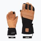 Men's ski gloves Lenz Think About brown/black