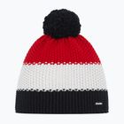 Winter hat Eisbar Star Pompon black/white/ketchup