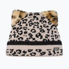 Children's winter hat Eisbar Stephie beige/leopard print
