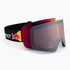 Red Bull SPECT Line ski goggles black/brown with red mirror/cloudy snow