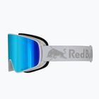Red Bull SPECT Rush white/ice blue snow/smoke with blue mirror ski goggles