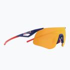 Red Bull SPECT Mark blue/brown with red orange mirror sunglasses