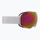 Ski goggles Red Bull Spect Bent matt white/red with pink purple mirror