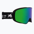 Ski goggles Red Bull SPECT Rush matt black/brown with green mirror