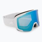 Goggles Red Bull SPECT Jibb matt white/smoke with blue mirror