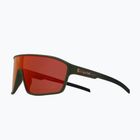 Sunglasses Red Bull SPECT Daft soft touch olive/brown red/orange mirror