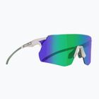 Sunglasses Red Bull SPECT Ruffy IB matt metallic light grey/green with green mirror