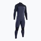 Men's swimming wetsuit ION Seek Amp 5/4 Front Zip blue nights
