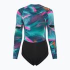 Women's Swim Foam ION Amaze Hot Shorty 1.5 Front Zip tropical palm glitch