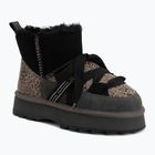 Women's snow boots EMU Australia Blurred Micro Patchwork Leo charcoal