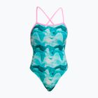 Funkita Strapped In One Piece women's one-piece swimsuit teal wave