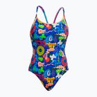 Women's one-piece swimsuit Funkita Diamond Back One Piece blues baby