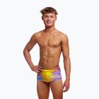 Children's swimming boxers Funky Trunks Sidewinder Trunks darkinjung sunset