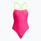 Ladies' one-piece swimsuit Funkita Strapped In One Piece pink proton