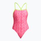 Ladies' one-piece swimsuit Funkita Tie Me Tight One Piece sweet stack