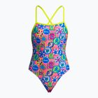 Ladies' one-piece swimsuit Funkita Tie Me Tight One Piece zesty besty