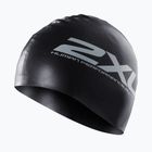 2XU Silicone swimming cap black/black