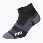 2XU Vectr Ultralght 1/4 Crew sports socks black UA5046E