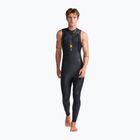 Men's triathlon wetsuit 2XU Propel:1 black/ambition MW4992C