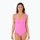 Women's one-piece swimsuit Rip Curl Premium Surf D-Dd super pink