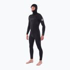 Men's wetsuit Rip Curl Dawn Patrol Hooded 5/4mm Chest Zip black