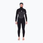 Women's wetsuit Rip Curl Flashbomb 6/4mm Hooded Chest Zip Steamer black