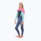 Rip Curl Omega 4/3GB B/Zip 20 blue/pink children's wetsuit 113BFS