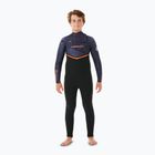 Rip Curl Flashbomb 4/3 mm Chest Zip purple night children's swimming foam