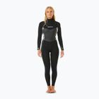 Women's Rip Curl Dawn Patrol 3/2 mm Chest Zip black/black/multi Swim Foam