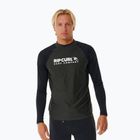 Men's Rip Curl Shock UPF black marle swimming longsleeve