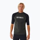 Men's Rip Curl Shock UPF black marle swim shirt