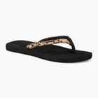 Women's Rip Curl Freedom Bloom Open Toe flip flops black/brown