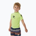 Rip Curl Brand Wave UPF children's swim shirt lime