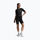 Women's triathlon suit 2XU Aero Hex Sleeved black/white