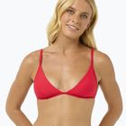 Rip Curl Premium Surf Fixed Tri hibiscus red swimsuit top