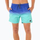 Men's Rip Curl Laze Fade Volley electric cobalt swim shorts