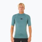Rip Curl Waves UPF Performance men's swim shirt bluestone