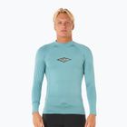 Men's Rip Curl Raw Energy UPF Performance blue lagoon swimming longsleeve